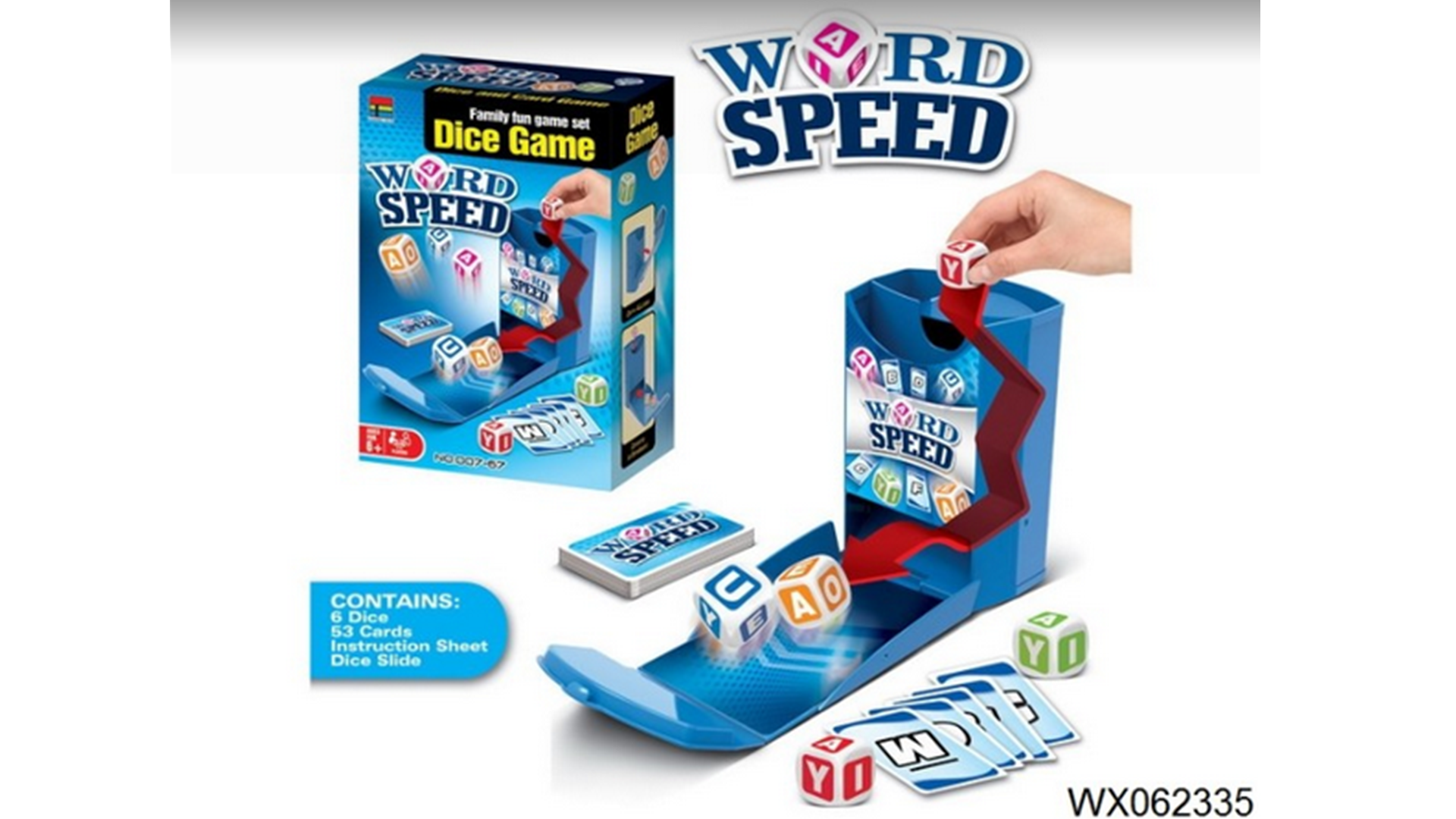 Word Speed Dice Game for All learning toys